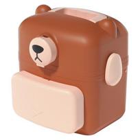 Pill Case Large Capacity Easy to Carry 3 Layers Cartoon Bear Shape Tablet Storage Box Daily Use Bear