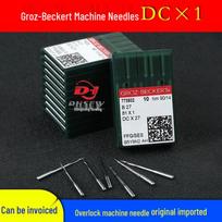 Groz-Beckert Paauksuota Karščiui Atspari Overloko Mašinos Adatėlė DCx1/DCx27 Silver Needle #18 red