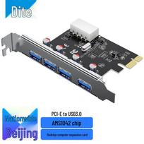 DTECH PCI-E to 4-Port USB 3.0 Expansion Card