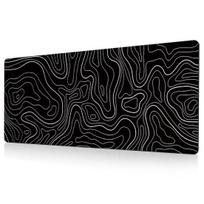 Large Gaming Mouse Pad Anti-Wear Full Desk Coverage Vibrant Color Graphic Design Mouse Keyboard Desk Mat I