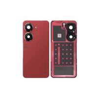 Cache Batterie Vitre Arrière - Premium - Asus Zenfone 9 - Rouge Soleil - Couleur Rouge raudona
