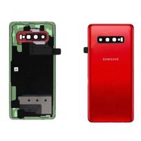 Cache batterie / vitre arrière - SAMSUNG - Galaxy S10+ (G975F) - Rouge - Original