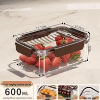 Large Transparent Storage Box with Lid for Clothes, Toys, and Sundries Mini Single - Low Transparency