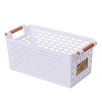 White/Black Sundries Storage Basket Plastic Snack Finishing Box Cosmetic Storage Organizer  Desktop balta