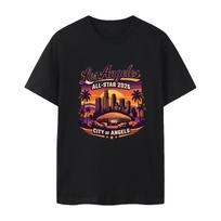 Memorial Los Angeles  Game Short Sleeve T-Shirt Cotton Comfortable Breathable Youthful Style Men S