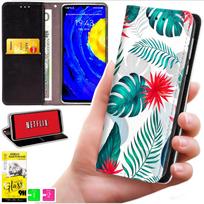 Etui Typu Portfel Do Motorola Edge 70 - Pokrowiec Bluemoon Nadruk + Szkło 9H