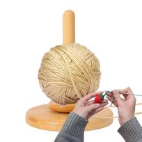Wooden Yarn Holder Crochet/needle Knitting Yarn Winder 360 Degree Rotating Winder For Handcrafting Knitting Weaving Embroidery CN