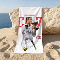 Sportininko C-CR7 Paplūdimio rankšluostis Paplūdimiams, jogos studijoms, sporto salėms, karštosioms versmėms, baseinams ir iškyloms STJ40x70CM