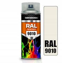 Lakier Spray Akryl Ral 9010 Pure White Czysty Biały Półmat 400Ml