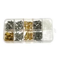 150 vnt. laidų gnybtų rinkinys 6,3/4,8/2,8 mm vyriški moteriški automobiliniai kastuviniai jungikliai, skirti motociklui, dviračiui, automobiliui 150PCS