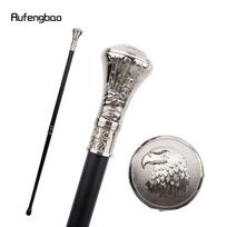 Baltojo erelio vanago galvos totemo reljefas vaikščiojimo lazda, madinga lazda Gentleman Crosier Knob vaikščiojimo lazda 93 cm