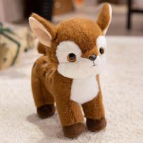 Cute cute hippo doll plush toy deer sika deer doll children's company soothing pillow rag doll 23cm