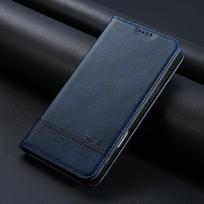 IPhone 17 Pro Max 5G 2025 magnetinis odinis piniginės dėklas IPhone Air prabangus knygos tipo dėklas iPhone17 Pro 17ProMax Funda iPhone17 Pro Max tamsiai mėlyna spalva