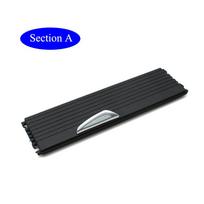 For BMW X1 X2 F48 F49 F39 Front Console Cup Holder Sliding Shutters Cover Trim Center Roller Blind Cover Replacement 2016- Section A-Front