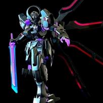 Schwarzette Neoninė Violetinė MDX-0003 HG 1/144 Surinkite Modelį Veiksmo Figūrėlės Stalo Dekoracija Vaikų Žaislai Dovana Kolekcionuojamas