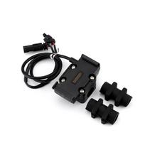 12mm/22mm Ritininio strypo pagrindo keitimas BMW R1250GS ADV R1200GS S1000XR Universaliam maitinimo pagrindui, telefono navigacijos laikikliui su maitinimu juoda