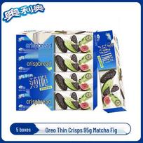 Oreo Thins Matcha Fig Flavor Sandwich Cookies, 5-Pack