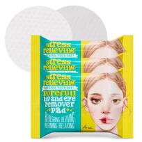 Relieving Pureful Lip and Eye Remover Pads 30 pads x 3 packs Makeup Remover Point Makeup Eye Makeup Remover Care Ariul AriulStress Time-Saving