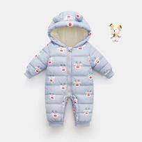 Unisex Kūdikio Medvilninis Kombinezonas su Fleece Pamušalu Naujagimiams, Kojytės Turintis Viršutinis Drabužis Berniukams ir Mergaitėms. 90 (Height 80-90cm) white