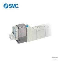 SMC SY5000 Series 5-Way Solenoid Valve Φ6 Quick Connect