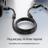 Shanze USB 2.0 Gold-Plated Braided Printer Cable