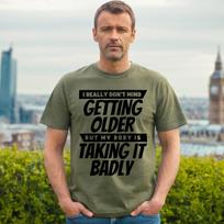 I Really Don't Mind | T Shirt Men's Novelty Top Design | Funny Present Top Tee S įvairiaspalvis