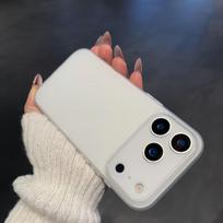 Ultra Thin Matte PP Case For iphone 11 12 13 14 15 16 17 Pro X Xr Xs Max 13 mini 7 8 Plus SE 2020 16e Clear Hard PC Cover Cases iPhone 8 balta
