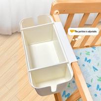 Bedside Hanging Diaper and Storage Organizer for Baby Crib