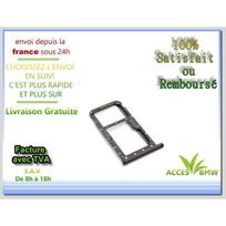 Originale Tiroir SIM Slot Support Carte SIM Midnight Noir Pour Huawei P20 Lite