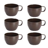 6PCS Microwave-safe Camping Coffee Mug Unbreakable Family Tea Cup Simple Drink Cup  Kindergarten kava