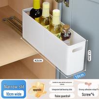 Ultra-Slim Kitchen Cabinet Pull-Out Spice Rack Drawer