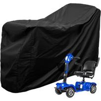 Heavy Duty Mobility Scooter Cover with Storage Bag,Oxford Waterproof Anti-uv Wheelchair Storage Cover, 140 * 66 * 91 cm juoda