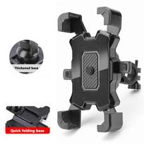 360 Degrees Bike Phone Holder Universal Bicycle Handle Phone Holder For 4-7 Inch Mobile Phone Stand Shockproof Bracket Support