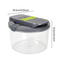 Vegetable Chopper Manual Shredder Tool Food Dicer Chopper And Drain Basket For Kitchen Home Cooking Onion Garlic Potato Pepper