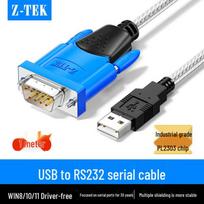 Z-TEK USB to RS232 DB9 Serial Converter Cable 1m