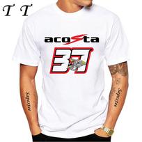 Pedro Acosta 37 Shark Legend Motorcycle Riding TShirt New Men Short Sleeve GS Adventure Sport Casual Boy White Tees Rider Tops S