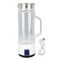 1000ml Hydrogen Water Bottle, High Borosilicate Glass, 1000-1500ppb, Touch Electrolysis, Fitness Use