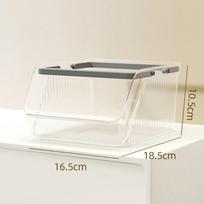 Large Capacity Desktop Organizer Box Transparent Cosmetics Storage Rack  Office Desk skaidri