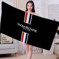 Fashion Brand T-Thom B-Brown Anime Beach Swimming Towel Soft Absorbent Washcloth Children's Gifts for Kids Travel Camping Gym Cotton 30x30cm