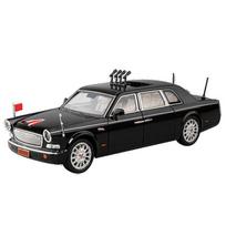 1/24 China HONGQI L5 Parade Vehicles Alloy Concierge Car Diecast Metal Miniature Scale Car Model Collection Children Toy Gifts juoda