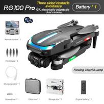 Naujas profesionalus RG100Pro Drone 8K ESC dvigubos kameros HD be šepetėlių variklis, išmanus kliūčių išvengimas iš oro RC orlaivių keturkopių žaislai 1 battery juoda