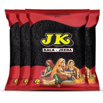 JK Kala Jeera | Karunjeeragam/Kala Jeera/Kalonji Seed | Nesmulkintos juodųjų kmynų sėklos | 100% natūralus | Prieskonių praturtinimas, 100g (Pakuotėje 4 vnt)