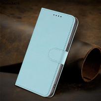 For Samsung Galaxy A06 A07 A16 A17 A26 A30S A36 A41 A42 A50 A50S A51 A52 A52S A55 A56 A70 A70S 4G 5G PU Leather Flip Case Card Slot Wallet Back Cover Galaxy A55 5G dangaus mėlyna spalva