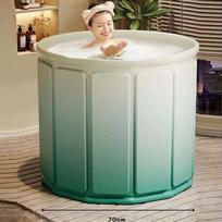 Patvari sulankstoma pilno dydžio vonia - Ypač stora namų naudojimui No-Assembly Tub + Cushion