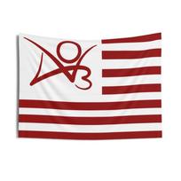 AO3 gerbėjų gobelenas BL Danmei logotipas spausdintas poliesterio pluoštas miegamojo dekoravimas gerbėjų naujienų bendruomenės tema namų dekoravimas 74x94cm(29x37in)