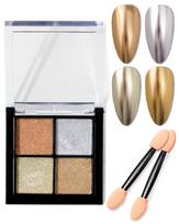 VICHE CATT Mirror Nail Powder Set Gel Nail Art Powder 4-Color (Mirror NO.2)