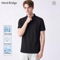 Mind Bridge Men's Short Sleeve Lapel Polo Shirt 2XL