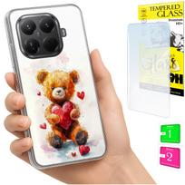 Etui Do Xiaomi 15T Pro Obudowa Foto Case Plecki Grafika Miś + Szkło 9H