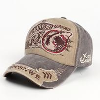 Retro Shark Embroidered Baseball Cap Cotton Solid Color Men Women Unisex Animal Cartoon Streetwear Hip Hop Urban Street Style Sun Hat Outdoor Sport Adjustable