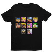 Snowboarding Kids Mugshots  Premium Unisex T Shirt  Exclusive Design S įvairiaspalvis
